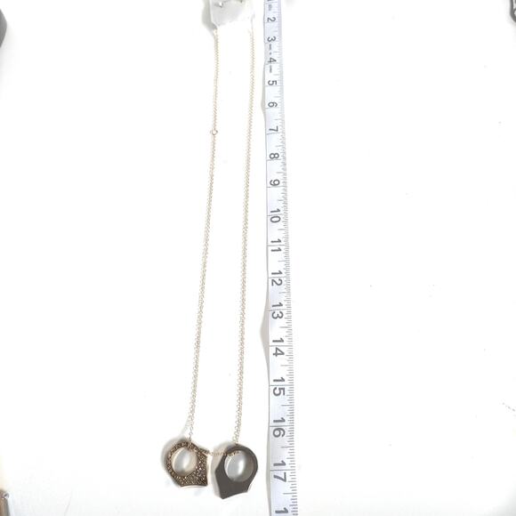 2pc Fashion Handcuff Necklace + Crystal Earrings Set - Picture 3 of 9